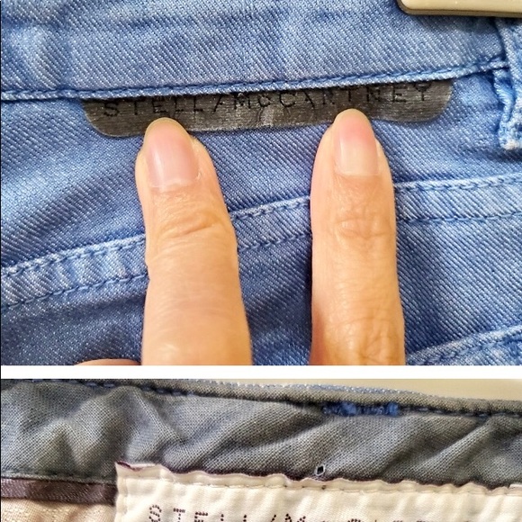 Almost NEW Stella McCartney vacation jeans 5 pocket skinnies a lightweig… - Picture 6 of 9